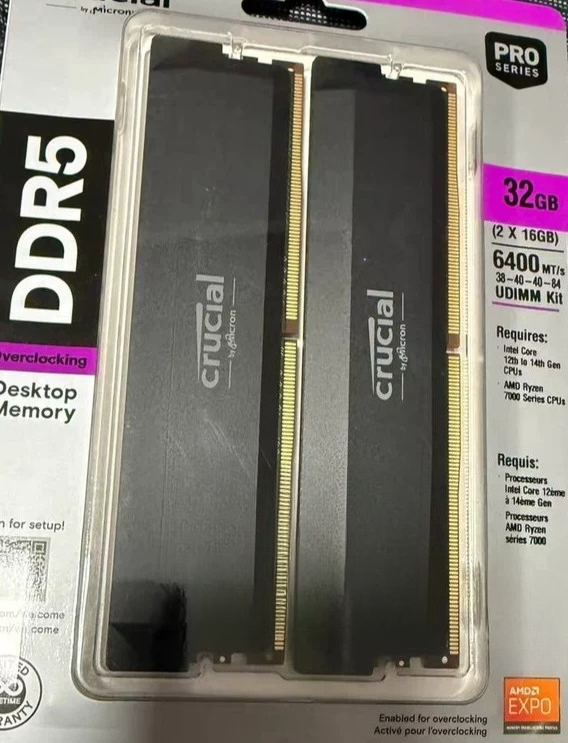 ชุดแรม DDR5 6000MHz ขนาด 32GB, - Ddr5 Memory บทวิจารณ์และราคา