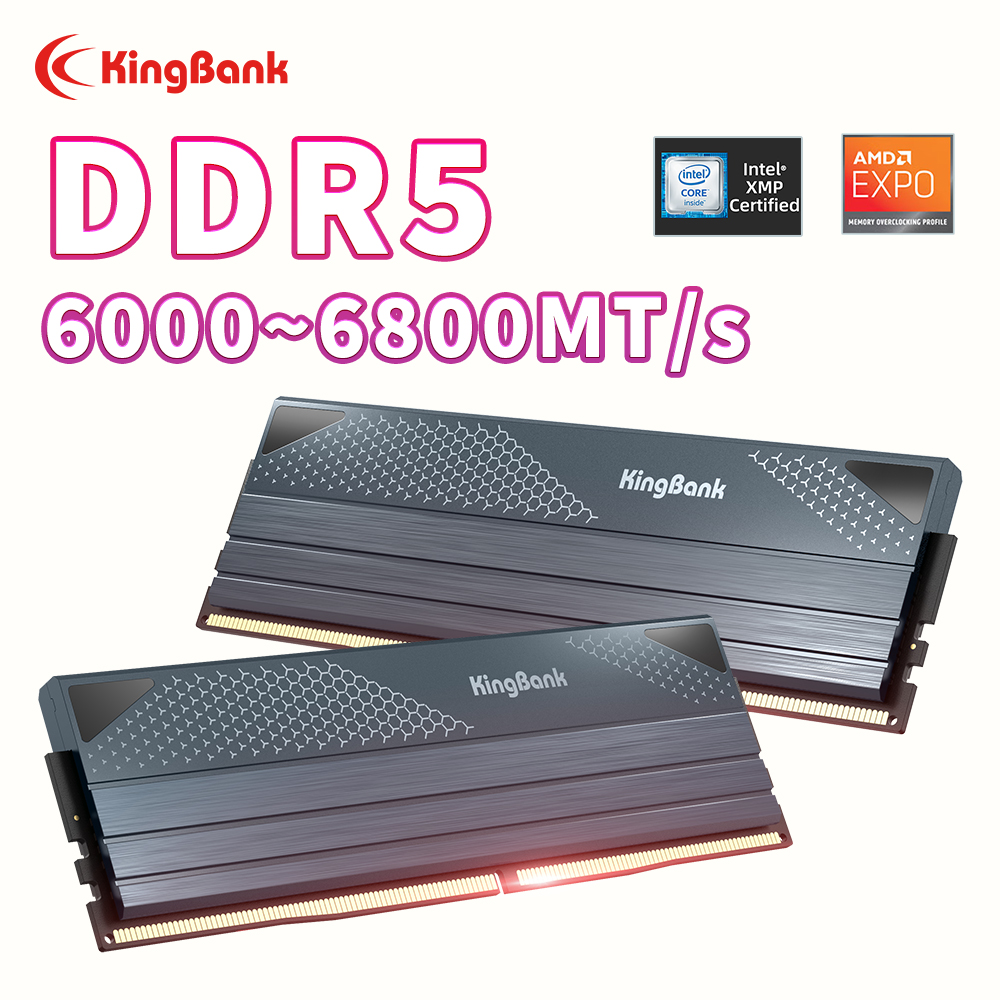 คิงแบงค์ KFXB ซีรีส์ DDR5 หน่ว - Ddr5 16Gb 6000Mhz บทวิจารณ์และราคา